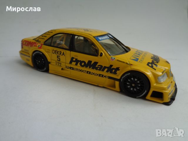 1:43 MINICHAMPS MERCEDES BENZ C 180 ИГРАЧКА КОЛИЧКА МОДЕЛ, снимка 3 - Колекции - 45415398