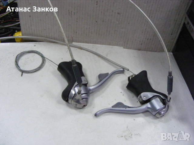 Ретро шосейни команди дуали Shimano RSX, снимка 5 - Части за велосипеди - 50872541