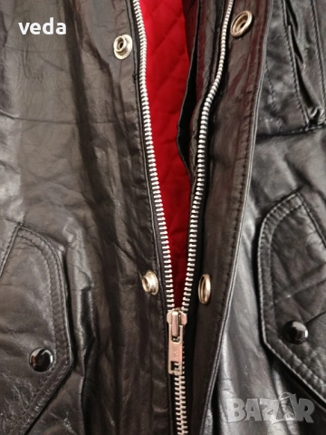 Рокерско елече естествена кожа размер S, снимка 2 - Други - 53733824