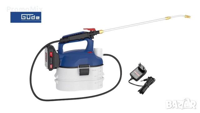 Акумулаторна пръскачка Gude SG 18 201 05 3л 18V 58570 Батерия и зарядно устройство