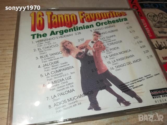 16 TANGO FAVOURITES CD 2309251051, снимка 3 - CD дискове - 51804677