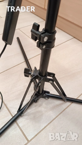 LED ринг лампа осветление за снимане със стойка Ring Light трипод, снимка 9 - Селфи стикове, аксесоари - 40796327