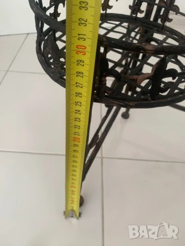 Сгъваем цветарник/ стелаж/ органайзер* Ковано желязо* Стабилен* , снимка 8 - Други стоки за дома - 51372608