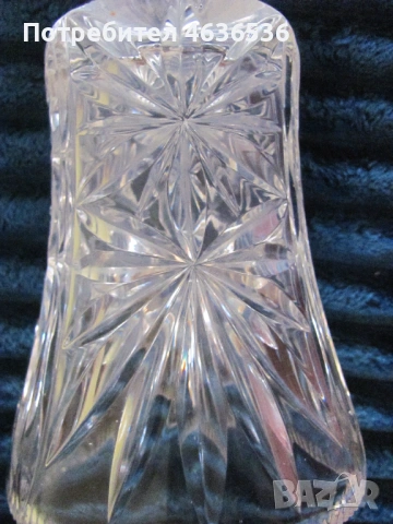 Кристална ваза 15см., снимка 5 - Вази - 53442990
