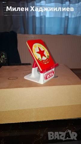 Стойка за телефон с надпис ЦСКА, снимка 2 - Селфи стикове, аксесоари - 53261192