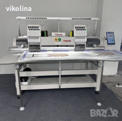 Бродировъчна машина Двуглава 800 Х 500 Нов модел + застъпване