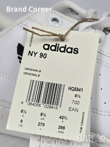  🔥 ЧИСТО НОВИ Adidas NY 90 – Вечна класика в бяло!(Различни размери), снимка 7 - Маратонки - 54278145