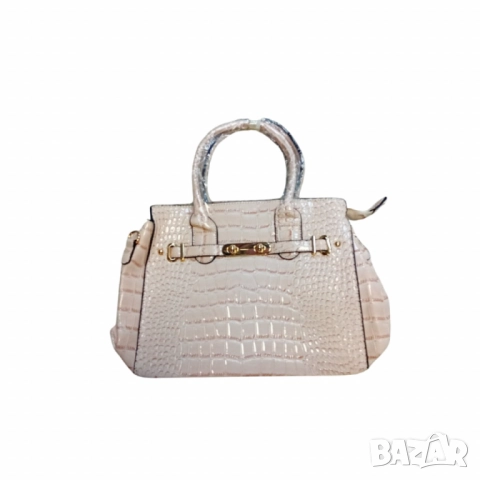 Дамска чанта с кроко текстура – изисканост и стил за всяка модерна жена