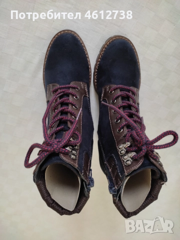 Боти - велур - размер 38 , снимка 5 - Дамски боти - 51937696
