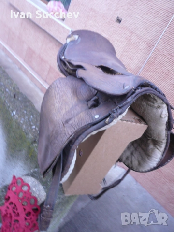 СТАРО СЕДЛО ОТ ПЕТДЕСТТЕ ГОДИНИ, снимка 7 - Други животни - 53256267