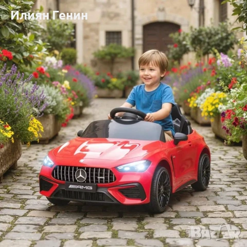 AIYAPLAY Детска електрическа кола,  Mercedes AMG , 12V, снимка 10 - Детски велосипеди, триколки и коли - 54249604
