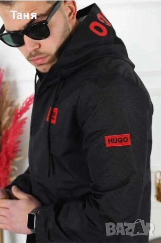 Мъжко спортно яке тип Ветровка - HUGO , снимка 3 - Якета - 53826988