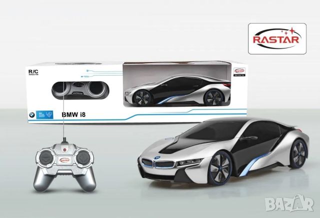 RASTAR Кола BMW I8 R/C 1:24 48400, снимка 7 - Коли, камиони, мотори, писти - 45451318