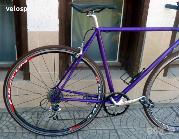 Шосеен велосипед ! Къстъм  1х8 ! Рамка Хром-моли !, снимка 13 - Велосипеди - 54255429