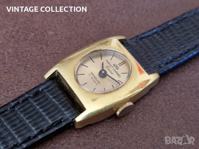 JAQUET JIRARD GENEVE Швейцарски механичен часовник, снимка 1 - Дамски - 46125701