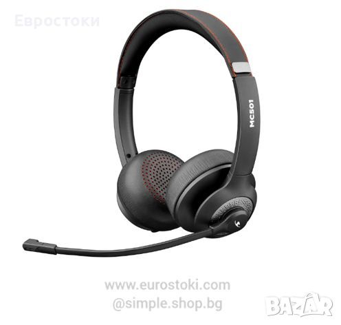 Професионални слушалки Bluestork MC 501, безжични слушалки Bluetooth 5.1, снимка 1 - Слушалки, hands-free - 46228031