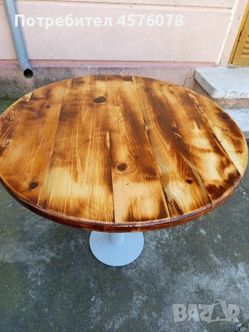 маси с нови стойки и дървени плотове, снимка 4 - Други стоки за дома - 54227074