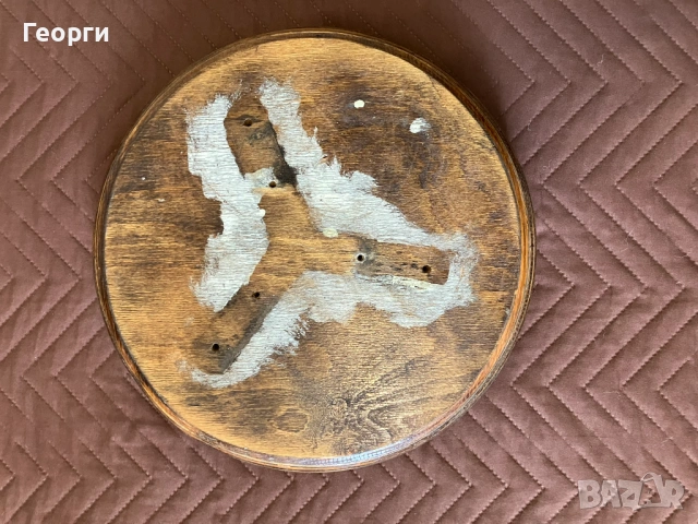 Дървена седалка от трикрако зъболекарско столче, снимка 3 - Столове - 53691263