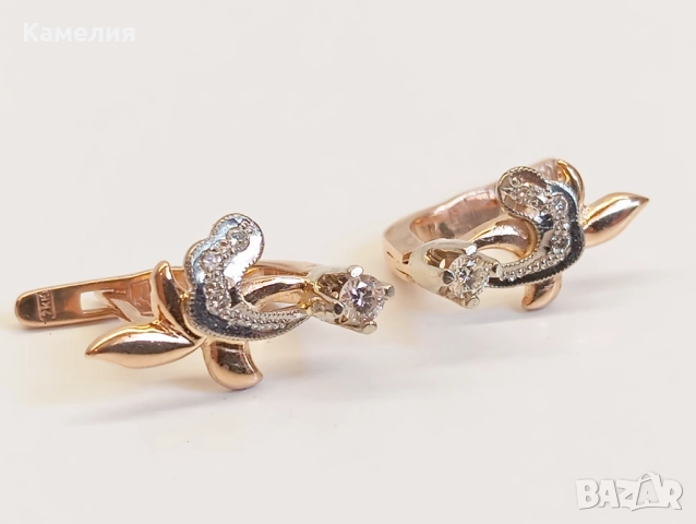 Руско злато , снимка 3 - Обеци - 51535025