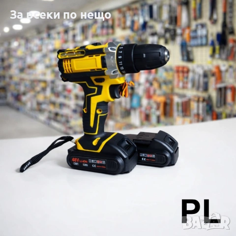 Промо комплект безжичен винтоверт 48V с 2 батерии + безжичен гайковерт с 1 батерия Код P2014, снимка 7 - Винтоверти - 53936838