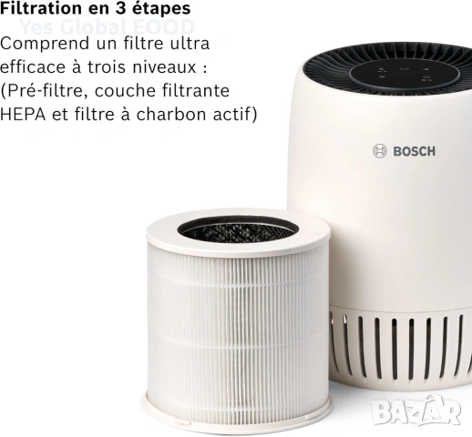 Bosch Air 1000 пречиствател за въздух 20m², снимка 2 - Друга електроника - 53985813