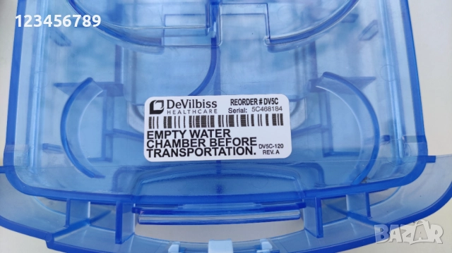 Овлажнител DV5HH за CPAP апарати DeVilbiss SleepCube, снимка 6 - Медицинска апаратура - 52908662