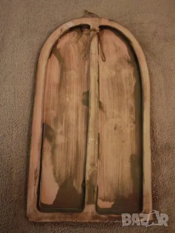 Картина за стена Синьо момиче от глазирана керамика. , снимка 5 - Картини - 49892415