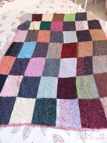 Ръчно плетени меки винтидж одеала, снимка 8 - Други - 48809968