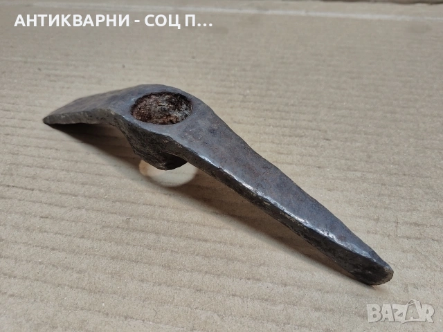 Стар Кован Каменоделски Инструмент. / НОМЕР 1744., снимка 4 - Антикварни и старинни предмети - 53967496