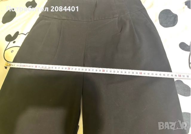 Широк с висока талия елегантен панталон на Caramella, снимка 3 - Панталони - 44132364