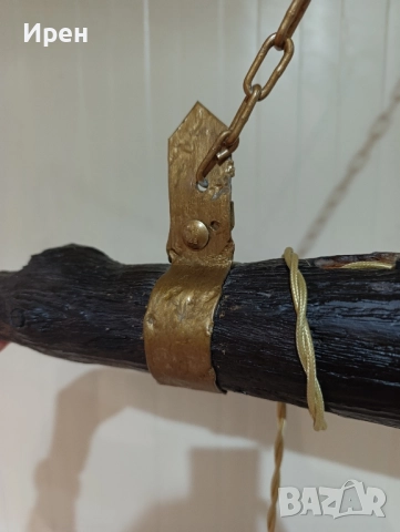 Висяща винтидж лапма , снимка 3 - Антикварни и старинни предмети - 52257711