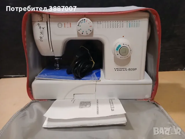 Шевна машина VESTA-809P, снимка 2 - Шевни машини - 50434960