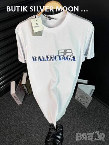 Мъжки Памучни Тениски 💥 BALENCIAGA , снимка 1 - Тениски - 46365220