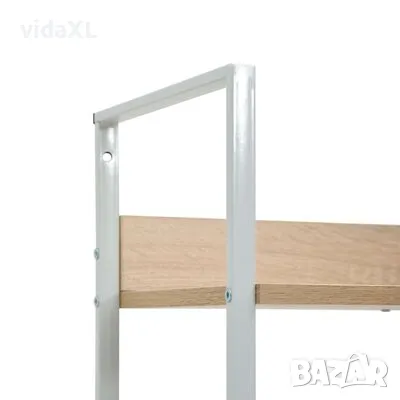 vidaXL Библиотека с 5 рафта, дъб, 60x27,6x158,5 см, инженерно дърво(SKU:288229), снимка 3 - Други - 49058228