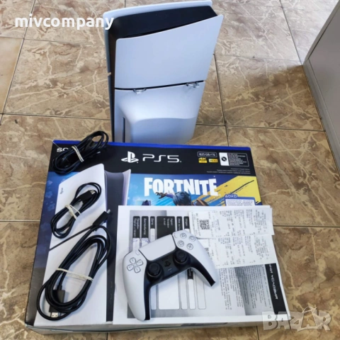 PlayStation 5 (Slim) Disc+1 джойстик+6 игри Гаранция!!!