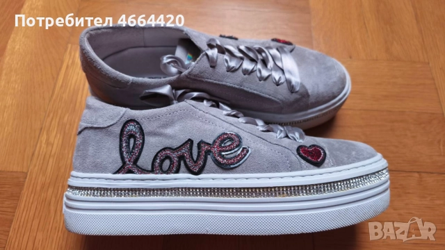 Сникърси Togoshi от естествен велур