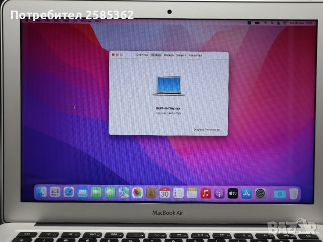 MacBook Air 2017 A1466 , снимка 4 - Лаптопи за работа - 46415578