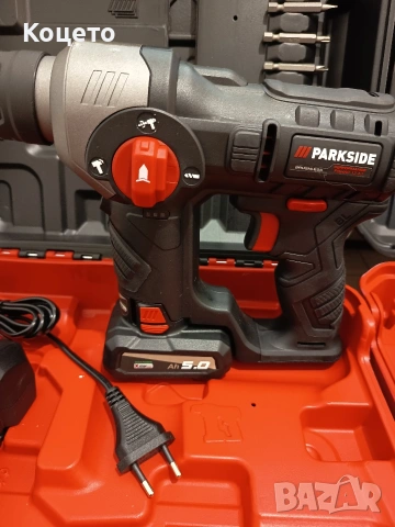 12 V Безчетков перфоратор Parkside /Парксайд Performance, снимка 3 - Винтоверти - 54281999