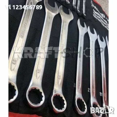 Звездогаечни ключове Partner от 6 до 32мм в калъф (26 бр), снимка 2 - Ключове - 53848086