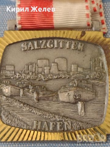 Рядък медал SALZGITTER HAFEN 1974г. Перфектно състояние за КОЛЕКЦИОНЕРИ 41731, снимка 4 - Антикварни и старинни предмети - 46641287