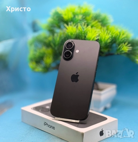 ГАРАНЦИОНЕН!!! Apple iPhone 16, 128GB, 5G, Black , снимка 6 - Apple iPhone - 52575753