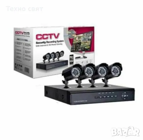 8MP Пълен пакет - Dvr + 4 камери - "KIT" Комплект за видеонаблюдение, снимка 3 - Комплекти за видеонаблюдение - 47708523