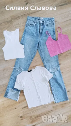 Дънки ZARA и топове 