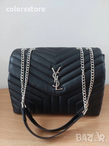 Черна чанта YSL/SG68n, снимка 2 - Чанти - 53841156