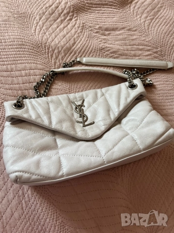 YSL естествена кожа чанта, снимка 11 - Чанти - 52374847