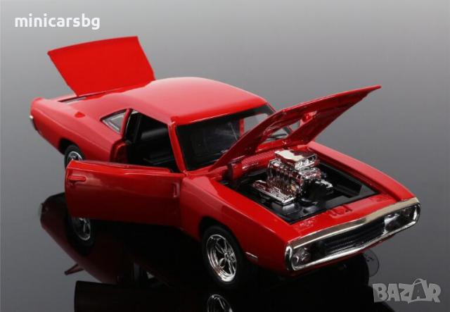 Метални колички: 1970 Dodge Charger R/T Muscle (Fast & Furious), снимка 6 - Колекции - 45052165