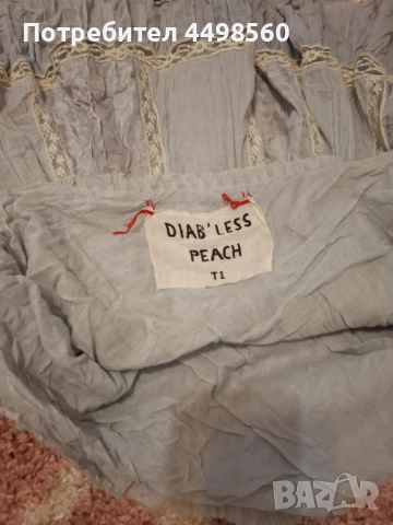 PEACH Пола/коприна и памук, снимка 3 - Поли - 51119565