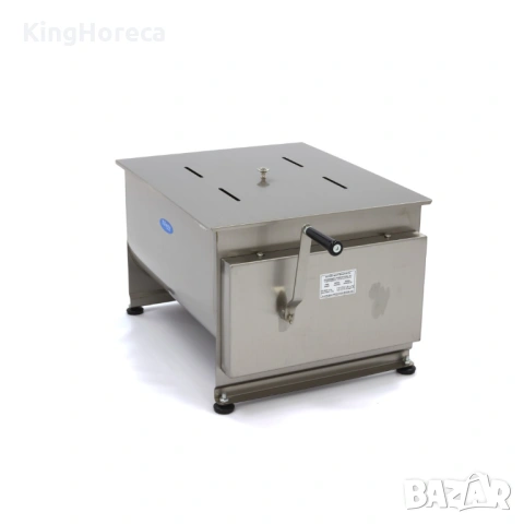 Смесител за кайма 60 л – двойна ос, ръчно задвижване, накланяща купа, снимка 3 - Обзавеждане на кухня - 54105961