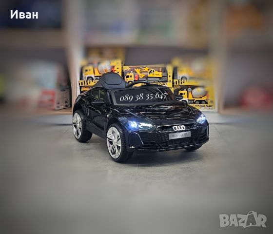 ТОП ЦЕНА!НОВО!Акумулаторна кола AUDI RS E-TRON GT с 12V батерия,EVA ГУМИ,USB