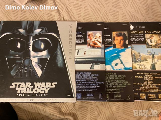 Star Wars Trilogy Laserdiscs Pal , снимка 5 - Други жанрове - 45686866